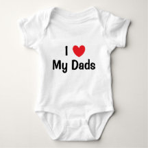 I Love My Dads Baby Creeper
