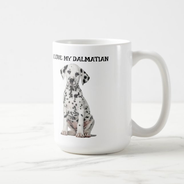 I Love My Dalmatian Coffee Mug (Right)