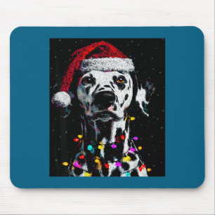 I Love My Dalmatian I Love Christmas  Mouse Pad