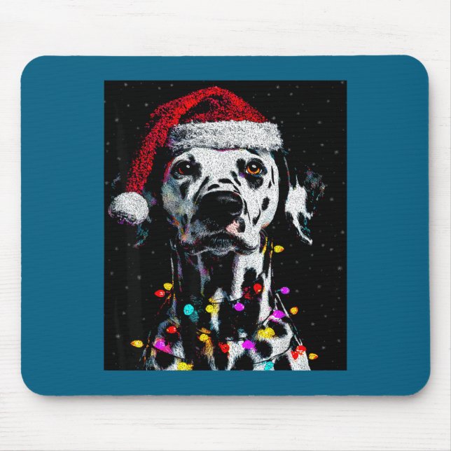 I Love My Dalmatian I Love Christmas  Mouse Pad (Front)