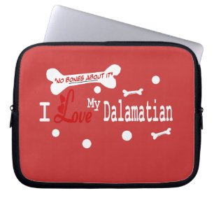 I Love My Dalmatian Laptop Sleeve
