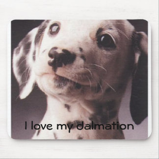 I love my dalmation mouse pad