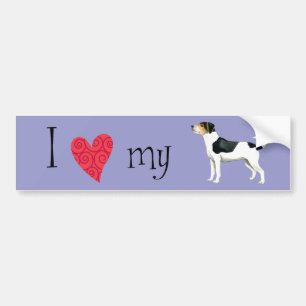 I Love my Danish–Swedish Farmdog Bumper Sticker
