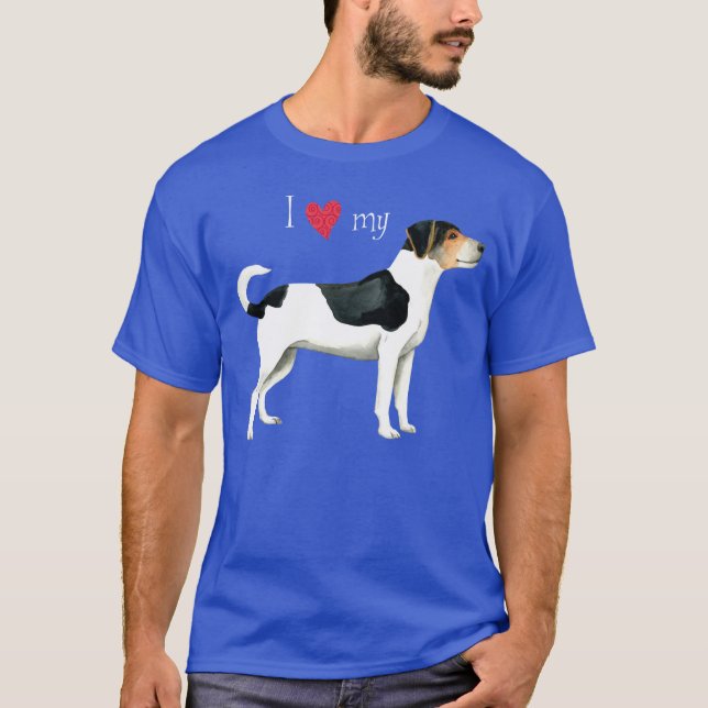 I Love my Danish-Swedish Farmdog T-Shirt (Front)