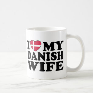 I Love My Danish Wife Coffee Mug