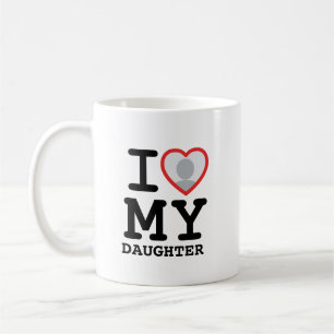 i love my daughter   Father's Day photo Coffee Mug