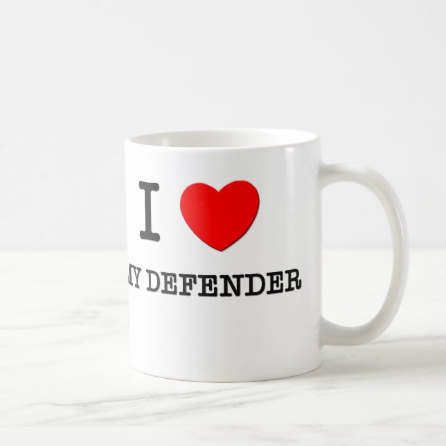 I Love My Defender Coffee Mug (Right)