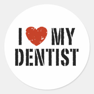 I love My Dentist Sticker