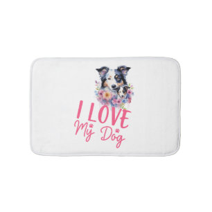 I love my Dog Bath Mat