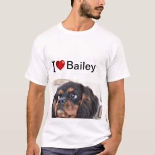 I Love My Dog personalized photo T-Shirt