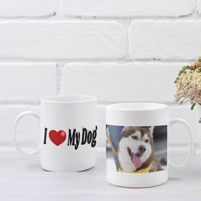 I Love My Dog photo  Coffee Mug (Creator Uploaded)