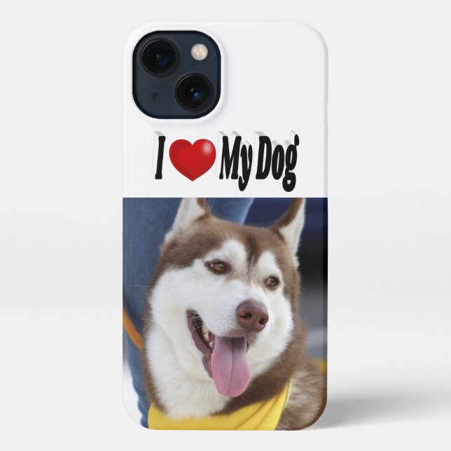 I Love My Dog photo  iPhone Case (Back)