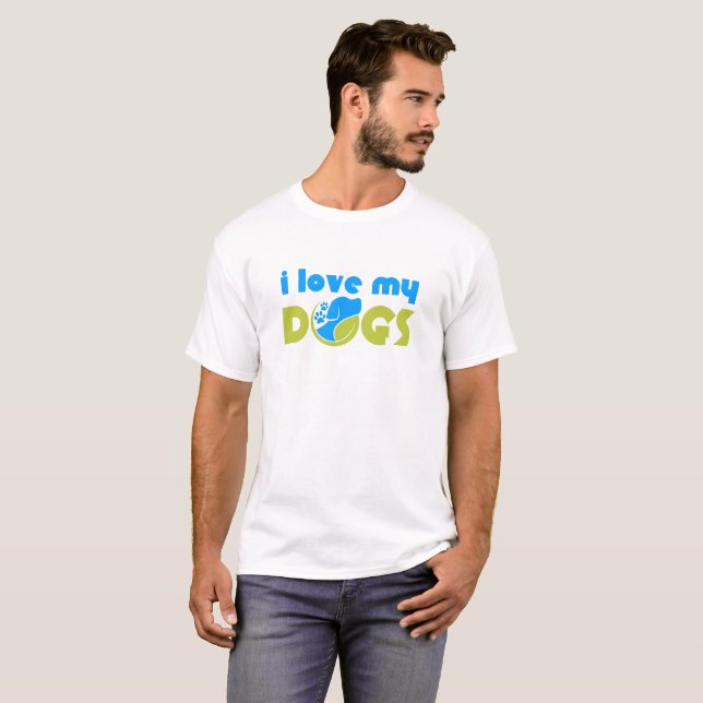 i love my dog T-Shirt (Front Full)