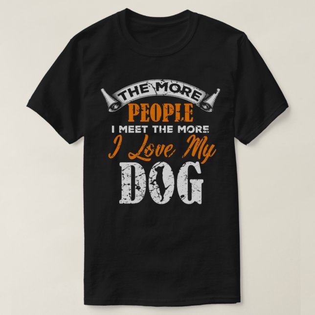 I Love My Dog T-Shirt (Design Front)