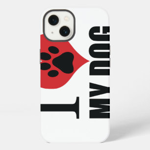 I love my dog throw pillow iPhone 13 case
