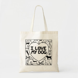I Love My Dog - Tote Bag