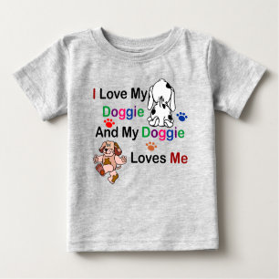 I Love My Doggie Toddler Tee