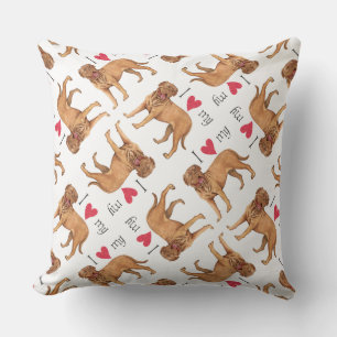 I Love my Dogue de Bordeaux Cushion