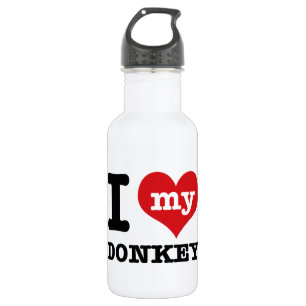 I Love my donkey 532 Ml Water Bottle