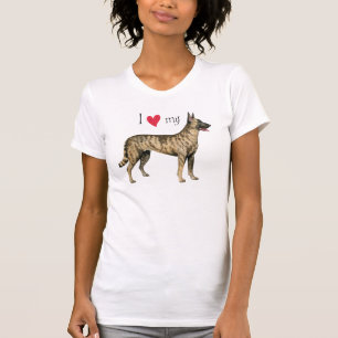 I Love my Dutch Shepherd T-Shirt