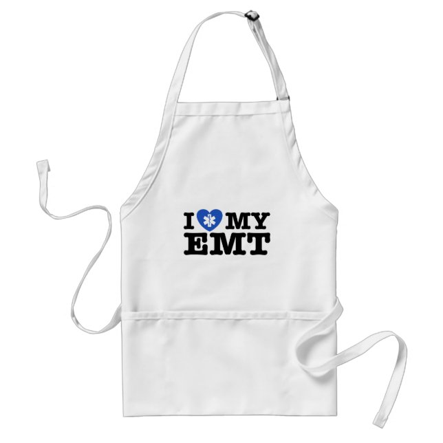 I Love My EMT Standard Apron (Front)