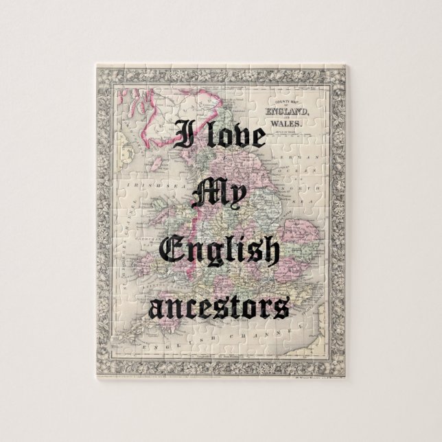 I love My English Ancestors | Custom Puzzle (Vertical)