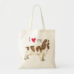 I Love my English Cocker Spaniel Tote Bag