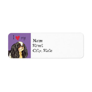 I Love my English Toy Spaniel Return Address Label