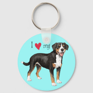 I Love my Entlebucher Key Ring