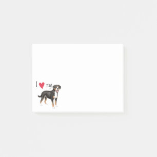 I Love my Entlebucher Post-it Notes