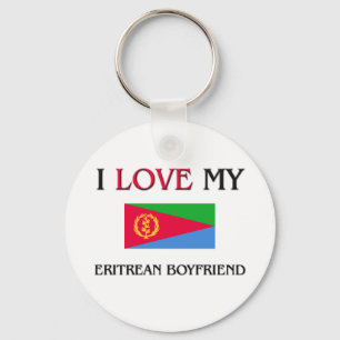 I Love My Eritrean Boyfriend Key Ring