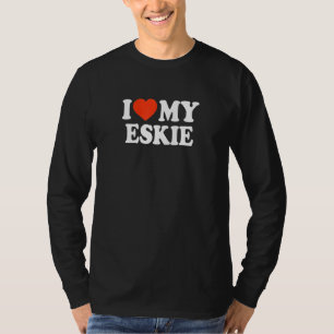 I Love My Eskie American Eskimo Dog T-Shirt