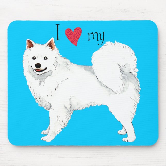 I love my Eskie Mouse Pad (Front)