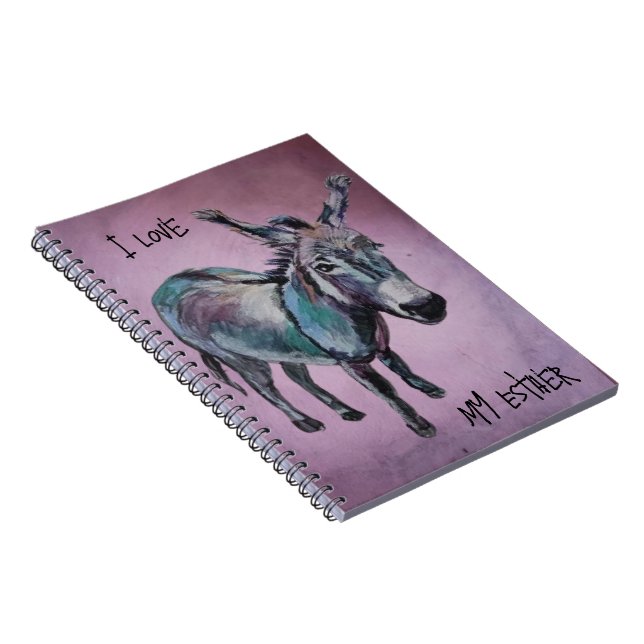 I Love my Esther purple Notebook (Right Side)
