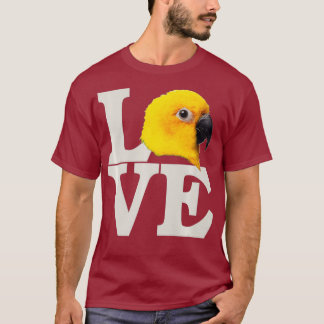 I Love My Exotic Bird - Yellow Parrot  Macaw T-Shirt