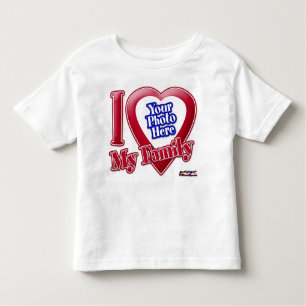 I Love My Family - Photo Toddler T-Shirt