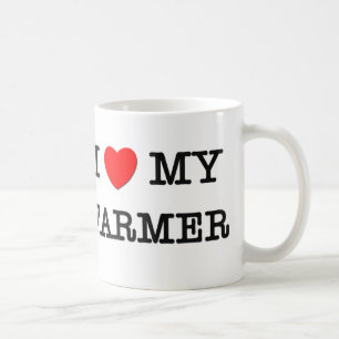I Love My FARMER Coffee Mug