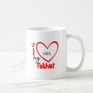 I Love My Father Photo Gift Classic Mug, 11 oz C Coffee Mug