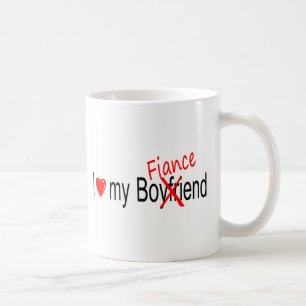 I Love My Fiance Coffee Mug