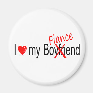 I Love My Fiance Magnet