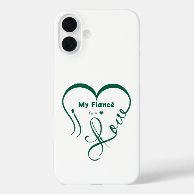 I Love My Fiancé • You = ♥ 🫳🏻💍 Case-Mate iPhone Case (Back)