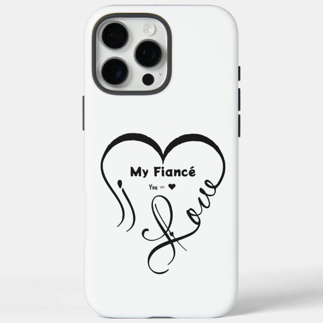 I Love My Fiancé • You = ♥ 🫳🏻💍 Case-Mate iPhone Case (Back)