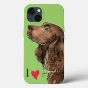 I Love my Field Spaniel iPhone 13 Case