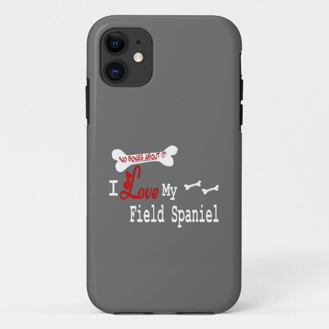 I Love My Field Spaniel Case-Mate iPhone Case (Back)