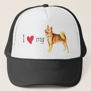 I Love my Finnish Spitz Trucker Hat