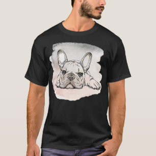 I Love My French Bulldog, Cute Frenchie Dog Mom T-Shirt