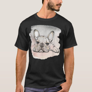 I Love My French Bulldog, Cute Frenchie Dog Mum  T-Shirt