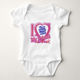 I Love My Friend pink/purple - photo Baby Bodysuit