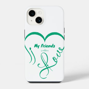 I Love My Friends - Cuddles iPhone 14 Case