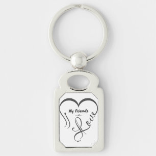 I Love My Friends - Cuddles Key Ring